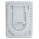 Flocked Bead Design Board Beading Organiser Tray Jewelry Tool 24x32x1.5 cm NEW