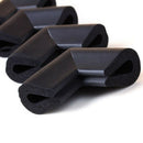 4pcs Bumper Corner Protectors by Table Edge Baby Safety Black B3O3