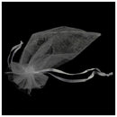 100 Ivory Organza Wedding Favour Bags Jewellery Pouches 9cm x 12cm