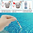 6-In-1 Swimming Pool Test Paper Residual Chlorine PH Value Alkalinity Hardness
