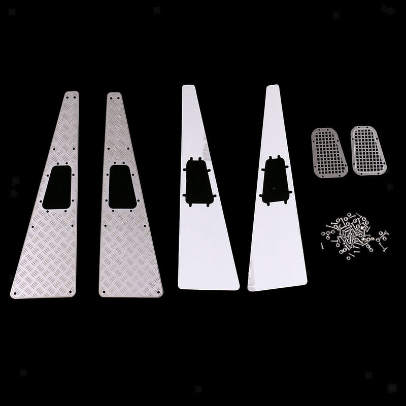 1/10 Metal Anti-skid Plate Intake Grille Front Hood Side Plate For RC -4