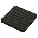 4 Pcs Square Shaped Black Nonslip Foam Adhesive Pad Mat for Furniture L7S3
