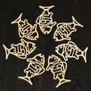 10pcs MDF Wood Cut   Shapes Wooded Pieces Embellishment DIY Crafts