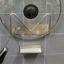 Stainless Steel Pan Pot Cover Lid Rack Stand Spoon Holder Stove Function Sh