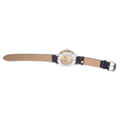 Hot Mechanical Analog Skeleton Golden Dial Mens Sport Leather Wrist Watch G