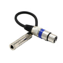 1/4 Inch 6.35 Mm Stereo Jack to XLR 3 Pin Audio Jack