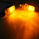 2Pcs LED motorcycle mini turn signal light blinker indicator lamp amber3cd