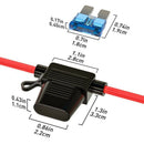 Inline Fuse Holder ATC/ATO Add-a-circuit Car Fuse Holder 10 Pack Fuse TAP A