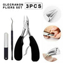 3Pcs Podiatrists Toenail Clipper Nipper Chiropody Podiatry Ingrown Scissors Tool