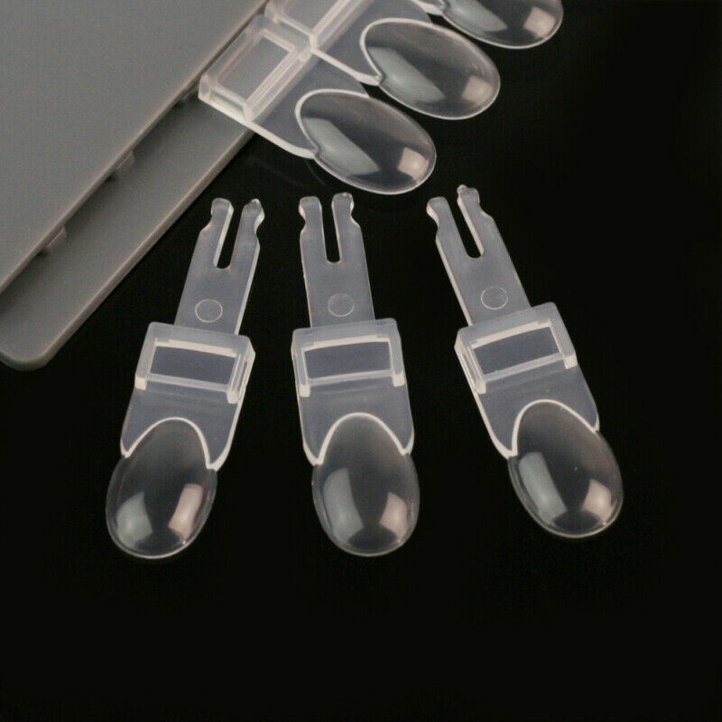 Home DIY Portable Polish 24 Nail Art Design Tips Practice Display Removable Rack