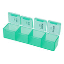 28 Grids Pills Storage Box Portable Tablet Candy Medicine Holder(Rainbow)