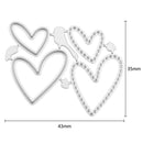 Heart Cutting Dies Stencils DIY Scrapbooking Album Embossing Paper Cards Decor
