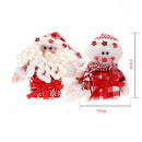 2PCS New Christmas Santa Claus Ornaments Festival Party Xmas Hanging Decor
