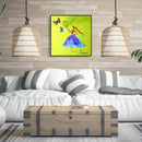 DIY Round Diamond Painting Cartoon Girl Cross Stitch Mosaic Kit Home Decor
