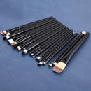 Pro 20 Makeup Brushes Foundation Shadow Eyeliner Brush Kit  A