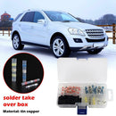 102pcs Solder Seal Wire Connectors+Heat Shrink Sleeves Wrap Tubes with Case