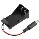 2pcs 9 volt battery box. 2.1mm plug for Arduino . Takes a 9V battery A7O LJ