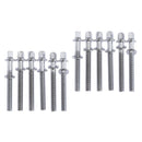 12pcs NEW 60mm Drum Tension Rods for Tom Snare Drum Build Repair Parts