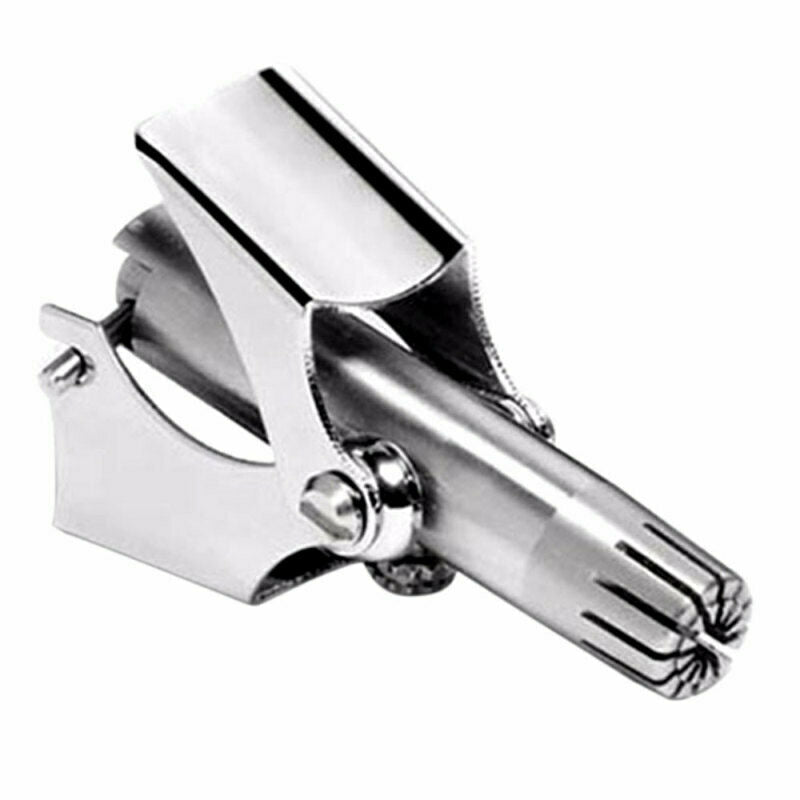 Mini Manual Nose Hair Removal Clipper Trimmer Shaving Tool Kit Stainless VJU