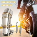 Motorcycle Exhaust Muffler Middle Pipe for Kawasaki Z250 Ninja 250R 300