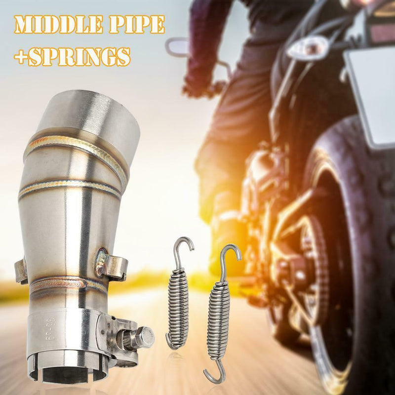 Motorcycle Exhaust Muffler Middle Pipe for Kawasaki Z250 Ninja 250R 300