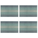 Placemats Set of 4 Crossweave Woven Vinyl Placemat for Kitchen Table Heat R Z4X6