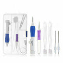 Magic Diy Embroidery Pen Set Knitting Sewing Tool Kit Punch Needle Stitching J77