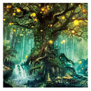 Full Drill Light tree Diamond Painting Embroidery Rhinestone By Number Kit