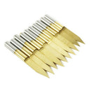 10x Titanium Coated Carbide Pcb Engraving Cnc Bit Router Tool 30 Degree 0.1 Z5E4