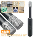 6mm Dry Diamond Drill Bit Fit for Porcelain Granite Tile Plastic Ceramics Marble