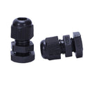 20 pieces M12 external thread 3-6.5mm adjustable Cable gland black N9M5
