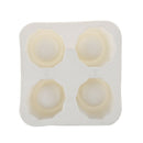 4-Cup Shape Silicone Fresher Shooter Ice Shot Glass Freeze Forming tray Gla