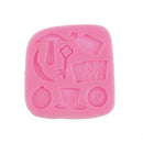 cake silicone molds alice in wonderland cupcake sugarcraft mould baking tools FT