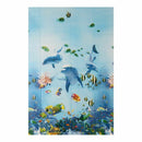 Shower Curtain Waterproof Bathroom Fabric Curtain (Sea Life)