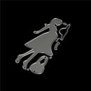 Shopping Pregnant Woman With Hat Cutting Dies Embossing Stencils Decor HT ME