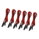 6 Pieces 78.7In 18AWG Harness Panel SAE Connector Extension Line Adapter