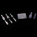 270X Female&Male Spade Connectors Wire Crimp Terminals Set 2.8Mm 4.8Mm 6.3Mm BX
