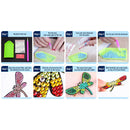 3pcs DIY Full Drill Diamond Painting Hair Clip Dragonfly Women Girl Hairpin