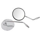 Motorcycle Rear View Rearview Side Round Mirrors Universal 10Mm Street Bike