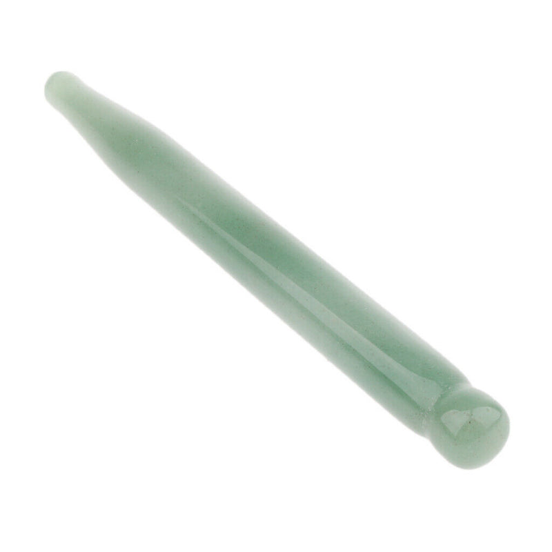Natural Jade Stone Guasha Acupuncture Points Massage Sticks For Spa Massage