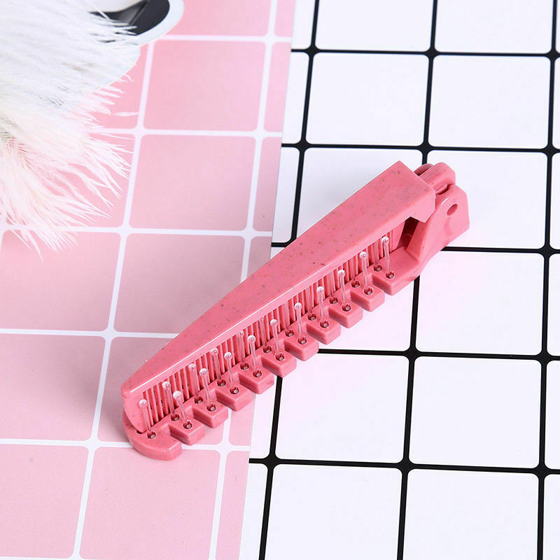 Portable Travel Hair Comb Brush Foldable Massage Hair Comb Anti-static Chair YK