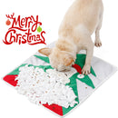 Pet Supplies Dog Training Santa Claus Sniffing Mat Christmas Toys Nose Pad A