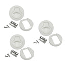 3 Set 2 inch/ 50mm Flush Pull Hatch Slam Latch for RV Boat Deck Nylon