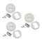 3 Set 2 inch/ 50mm Flush Pull Hatch Slam Latch for RV Boat Deck Nylon