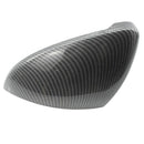 Side Mirror Cover Direct Replacement Carbon Fiber Mirror Cover Caps For 201