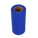 6"x 25yd Tulle Roll Spool Wedding Netting Fabric Gift Craft Royal Blue+White