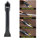18Pcs caulking agent, caulking agent nozzle kit, sealant coating agent tool