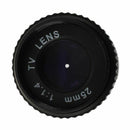 Black 25mm F1.4 CCTV Lens U3V7