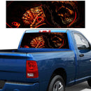 Waterproof Rear Window Poker Grim Reaper Graphic Stickers Car Truck SUV Decals
