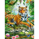 5D DIY Full Drill Diamond Painting Forest Tiger Cross Stitch Embroidery Kit